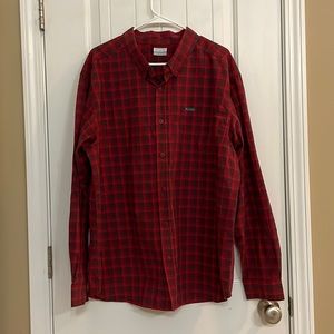 Lacoste Men's Red Checkered Shirt
